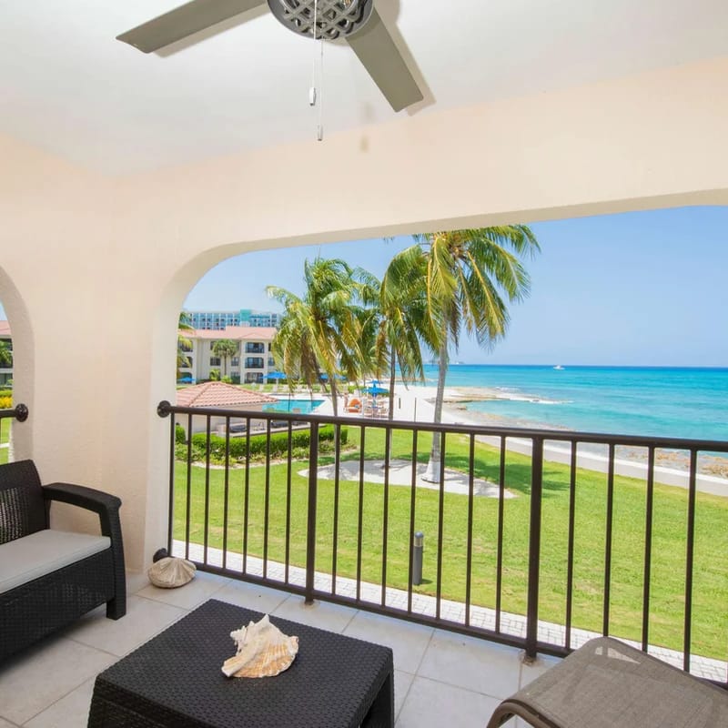 Georgetown Villas #202 – 2BR Oceanfront Condo & Pool on Seven Mile Beach